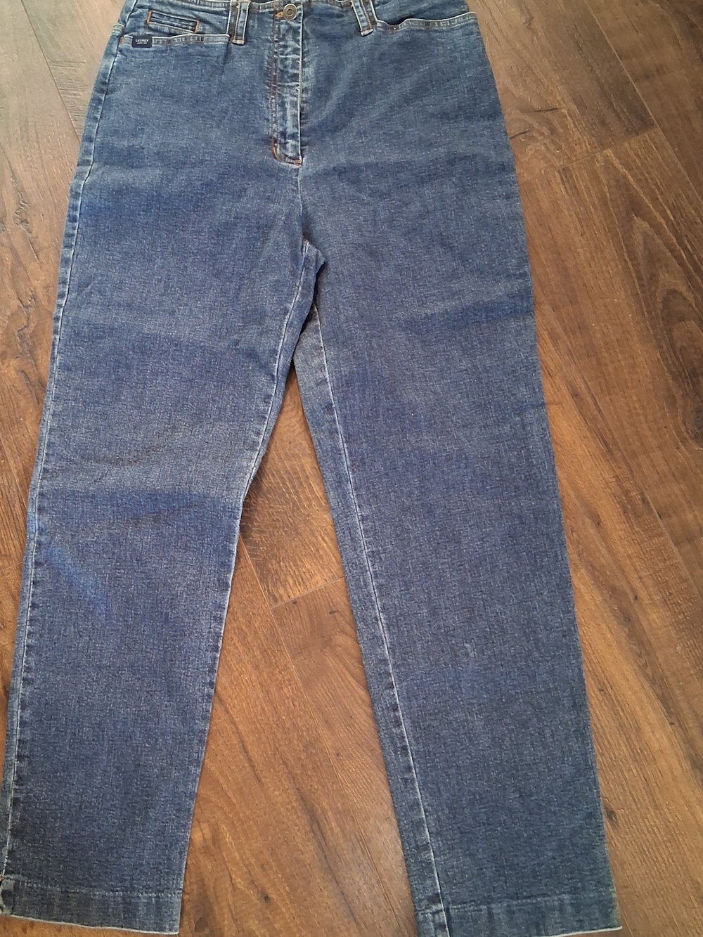 Ralph Lauren Jeans Co, Women's High-Rise Straight Leg Spandex